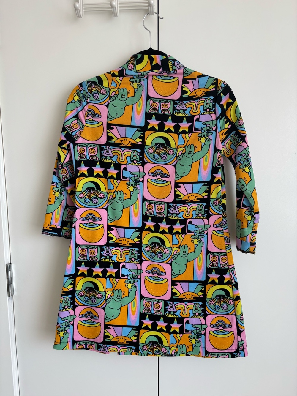 Nooworks Art Teacher Tunic in Dreyfus print, like new - Picture 2 of 2